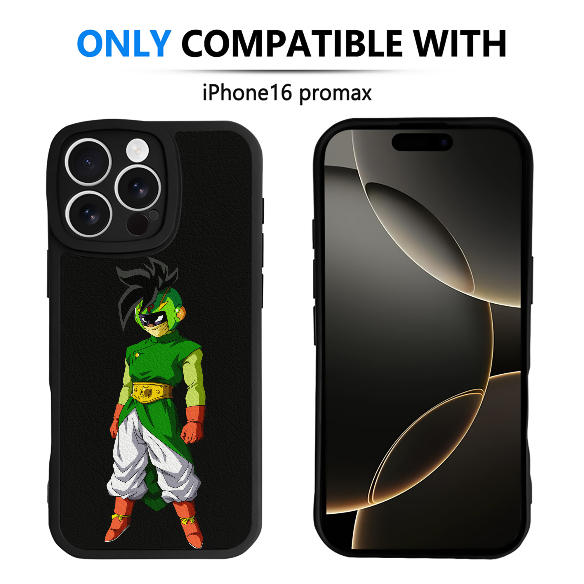 （画像用） ドラゴンボール DRAGON BALL 【iPhone 16シリーズ対応】シリコンスマホケース（レザー調） 材質：シリコン